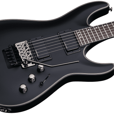 Schecter BlackJack SLS C-1 FR Active Satin Black Electric Guitar image 4