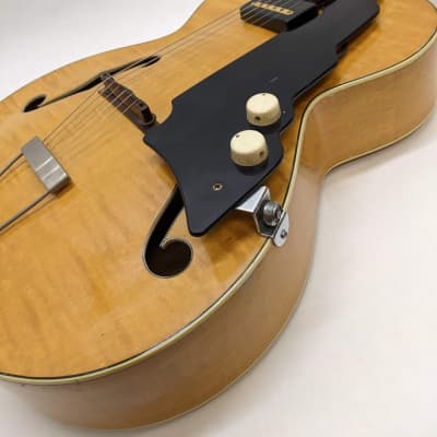 National New Yorker Model 1120 1950 Natural Archtop Guitar image 4