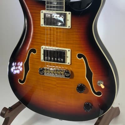 Paul Reed Smith PRS SE Hollowbody II Electric Guitar Tri Color Burst Ser# D14528 image 12