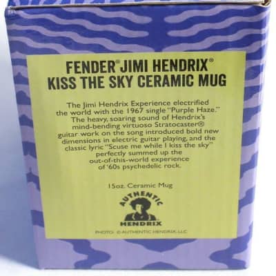 Fender Guitars Jimi Hendrix Kiss The Sky 15oz Ceramic Mug image 4