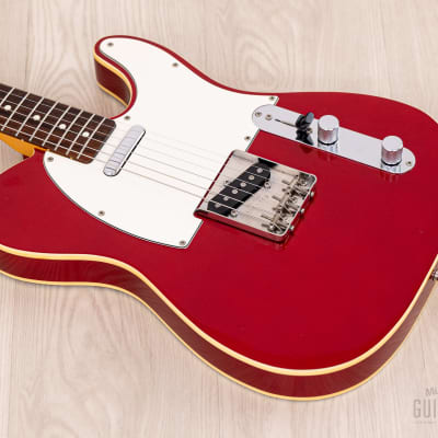 1990 Fender Telecaster Custom '62 Vintage Reissue TL62B-650 Candy Apple Red Near-Mint, Japan MIJ Fujigen image 10