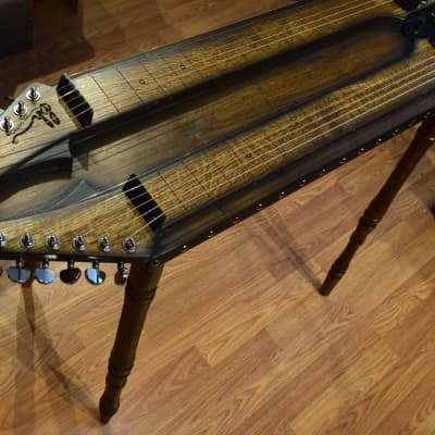 Console Style - Double Neck - Lap Steel Guitar - D / C6 Tuning - Satin Relic Finish - USA Made - Hand Crafted image 7
