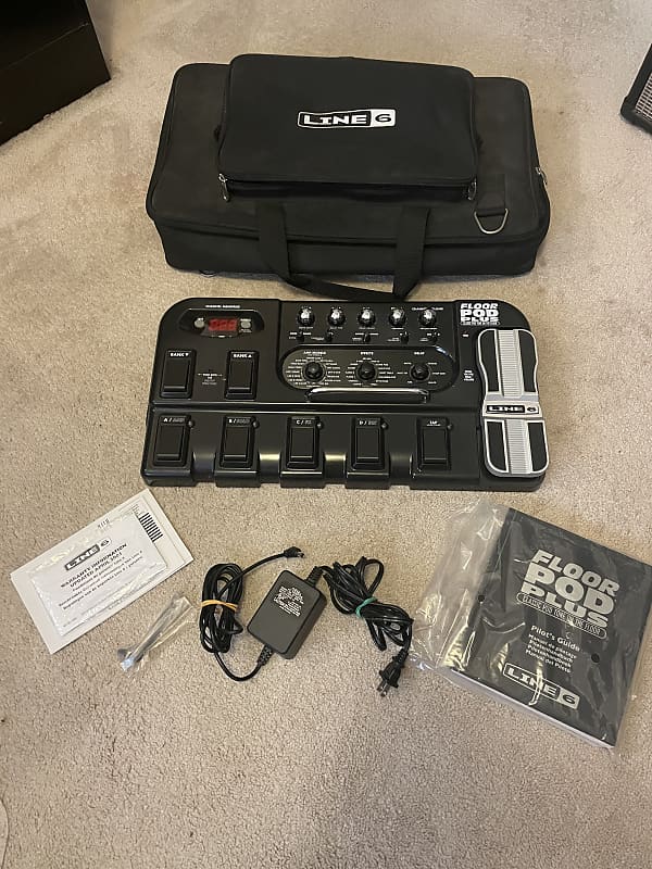 Line 6 Floor Pod Plus ギターエフェクター Line 6 Floor POD Plus Multi-Effect and Amp Modeler | Reverb