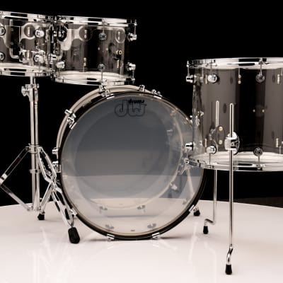 DW Design Series Acrylic 4pc Drum Set image 2