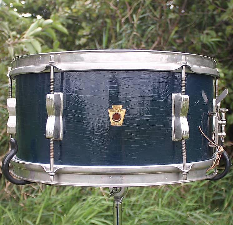 WFL No. 490 Supreme Concert Model 6.5x14" 6-Lug Snare Drum 1948 - 1959 image 3