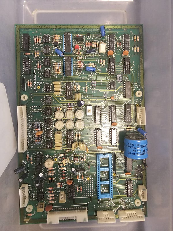 Korg Polysix KLM-367 CPU PCB Circuit Board - As-Is image 1