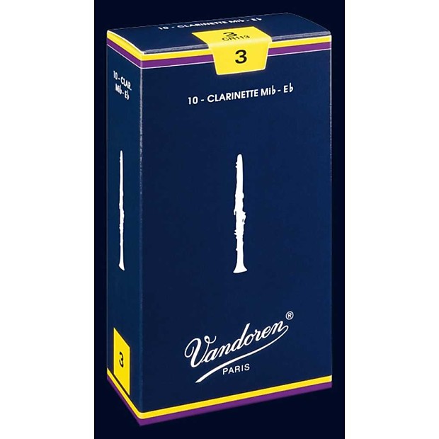 Vandoren CR1125 Traditional Eb Clarinet Reeds - Strength 2.5 (Box of 10) image 1