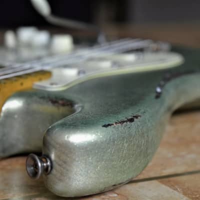 Fender Stratocaster Mid 2000s - Heavy Relic - Green Sparkle image 13