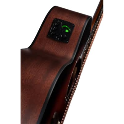 Ortega D7E-BFT-4 Acoustic Electric Bass Guitar - Bourbon Fade image 4