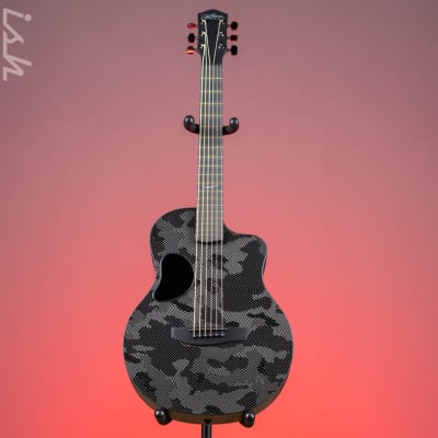 McPherson Touring Carbon Fiber Acoustic-Electric Guitar Camo Top Black Hardware image 2