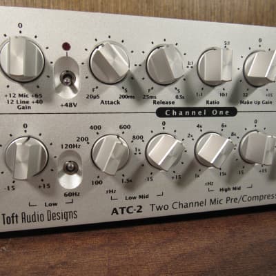 Toft Audio Designs ATC-2 Two-Channel Mic Pre / Compressor / Equalizer Dual Channel  Strip | Reverb