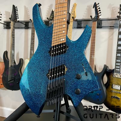 Ormsby Goliath GTR Run 17 6-String Electric Guitar w/ Bag-Blue Sparkle image 4