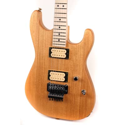 Charvel Custom Shop San Dimas Mahogany Floyd Rose Natural Oil Finish image 5