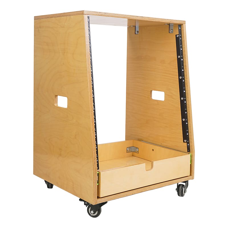 SDRK-12TD2 | 12U DIY Slanted Studio Rack with 12U Rack Space, | Reverb