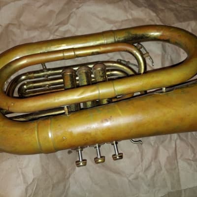 Bach Mercedes Marching French Horn Brass, USA, Acceptable Condition image 5