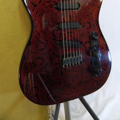 Fender James Burton Telecaster 1990 - Black/Red Paisley, First Year! for sale