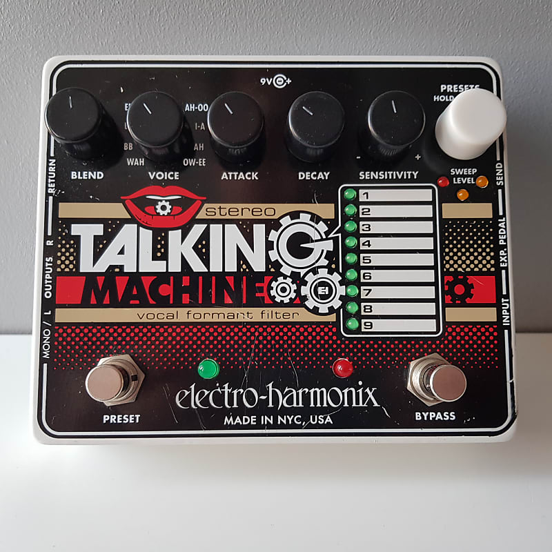 Electro-Harmonix Stereo Talking Machine Vocal Formant Filter Pedal image 1