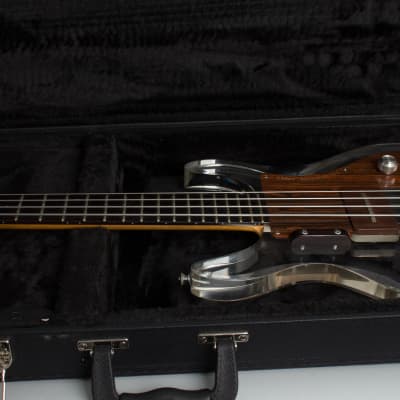 Ampeg  Dan Armstrong Solid Body Electric Bass Guitar (1969), ser. #D215A, black tolex hard shell case. image 13