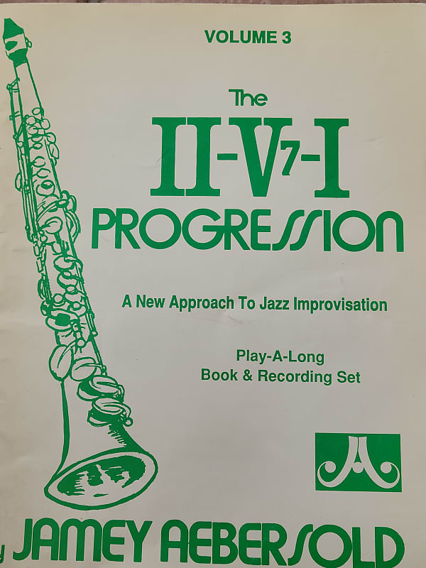 Jamey Aebersold Jazz Books Volume 3 The II-V7-I Progression | Reverb