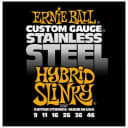 Ernie Ball Stainless Steel Hybrid Slinky Electric Guitar Strings 9-46