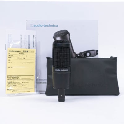 Audio-Technica AT2035 Large-diaphragm Condenser Microphone with Box, Bag, Manual