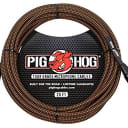Pig Hog PHM20ORG High Performance Black & Orange Woven XLR Microphone Cable, 20 ft.