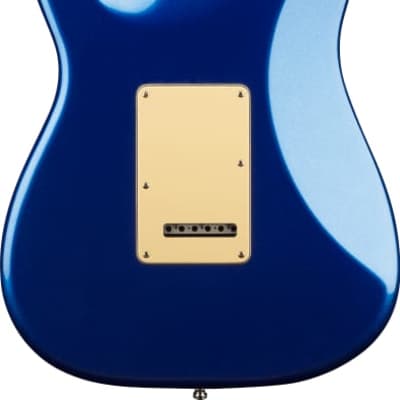 Fender American Ultra Stratocaster HSS Electric Guitar Rosewood FB, Cobra Blue image 4