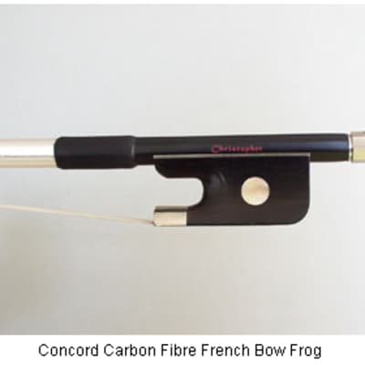 Christopher Carbon Composite Bass Bow, French Style, 3/4 image 2
