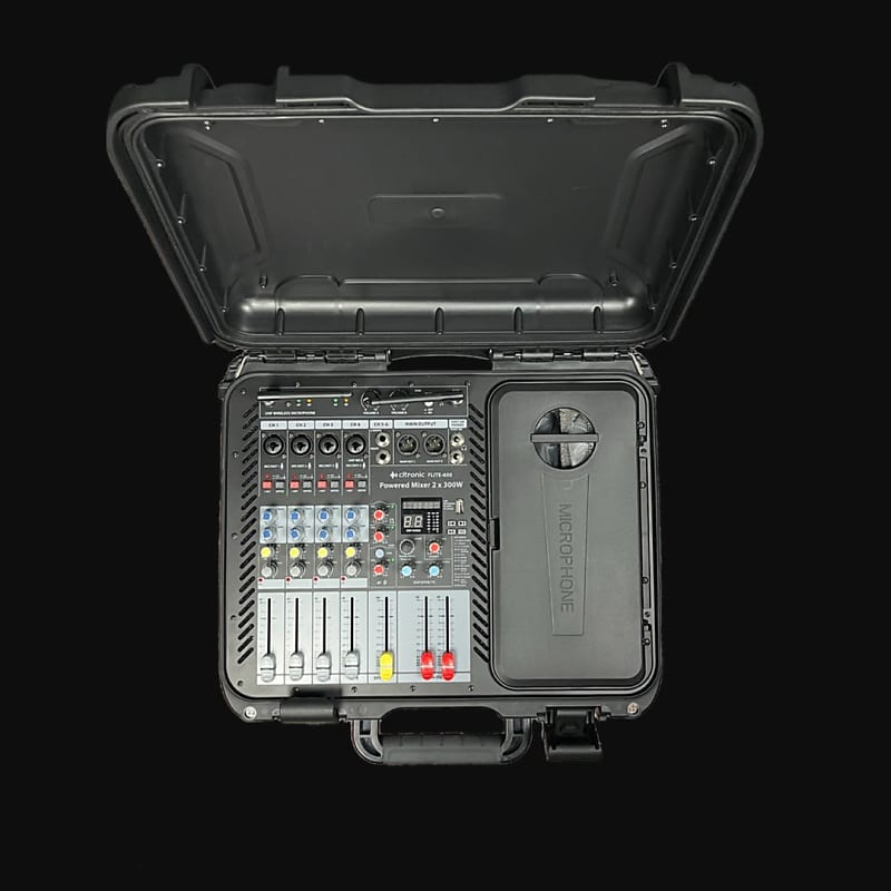 Citronic FLITE-600 Powered Mixer 2 x 300W image 1