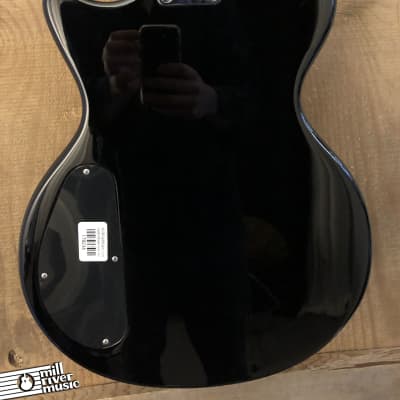 Donner DLP-124 Singlecut Electric Guitar Black w/ Gig Bag & Strap image 5