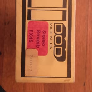 Pizza　DOD　Stereo Reverb　FX45　動作品 DOD FX45 Stereo Reverb - YouTube