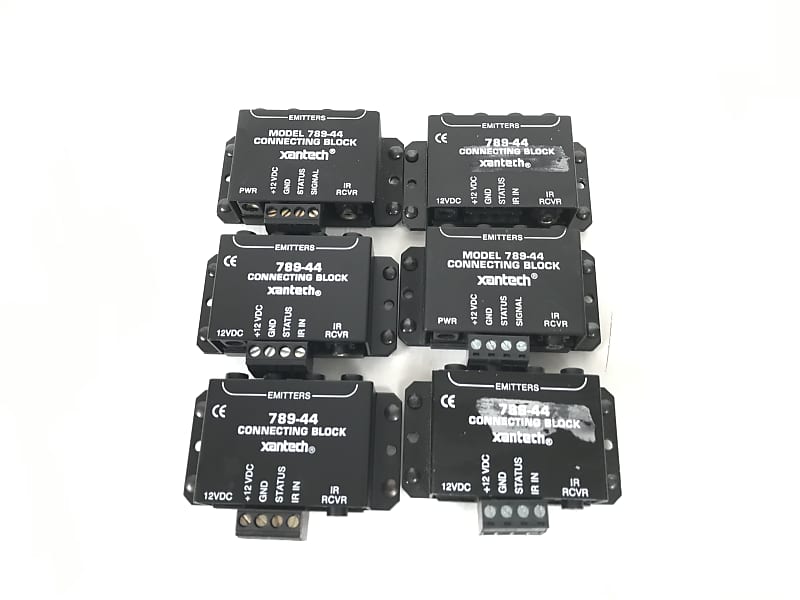 (Lot of 6) Xantech 78944 Connecting Block Reverb
