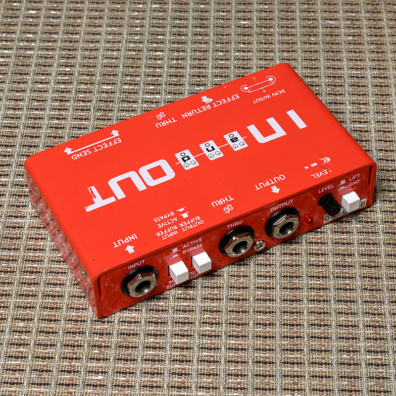 Custom Audio Japan In and Out Buffer Junction Box - Red