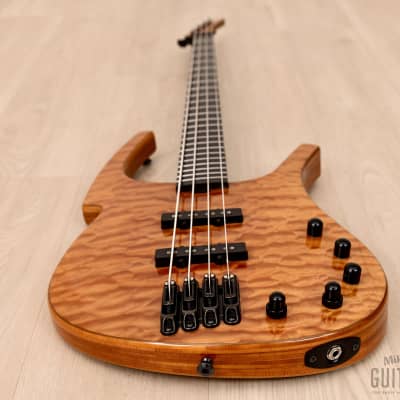 2003 Parker Fly Bass FB4 Quilted Maple w/ Dimarzio Ultra Jazz & Piezo Pickups, Active Fishman EQ image 10