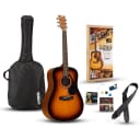 Brand new Yamaha Gigmaker Standard sunburst acoustic guitar package
