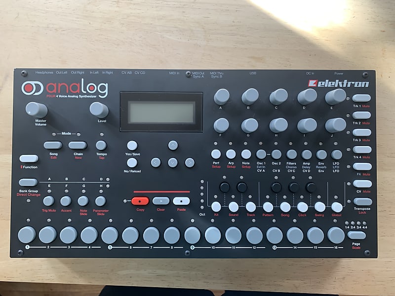 Elektron Analog Four 4-Voice Analog Synthesizer