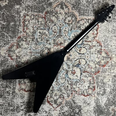 2006 Gibson Flying V Gothic II Matte Black Electric Guitar W