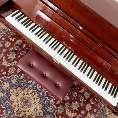 Pearl River UP108D-1 Upright Piano | Polished Mahogany | SN: 583306 | Used image 4