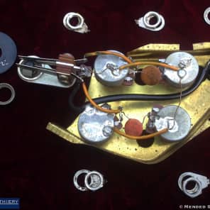 Original 1970 Gibson SG Standard Wiring Harness Pots Shielding Tray CTS 500K Switchcraft + Extras image 1