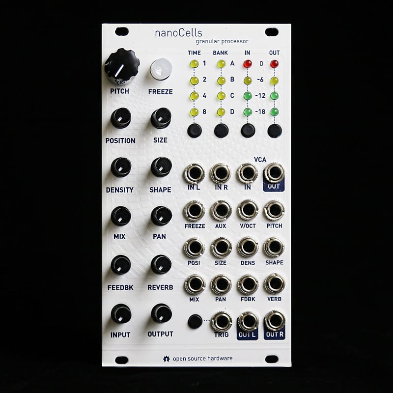 nanoCell (Expanded Monsoon) Mutable Clouds Eurorack Synth Module (White) image 1