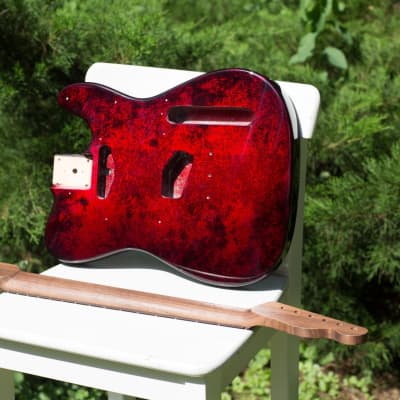 Telecaster "Bloody Sunset" (Only Body) image 6