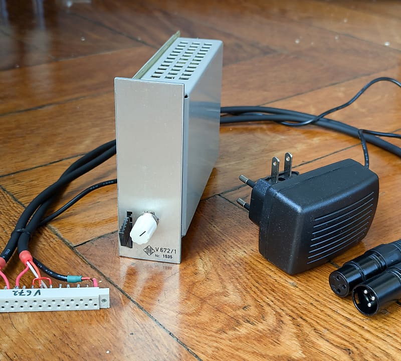 With audio demo: Vintage Telefunken V672 mic preamp with | Reverb