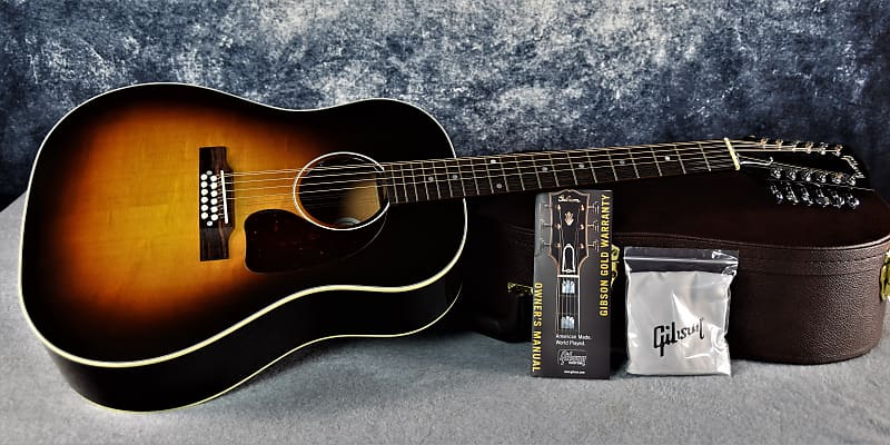 Gibson J-45 12 String Vintage Sunburst Acoustic-Electric -  Limited Edition image 1