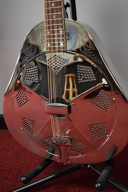 Johnson Resonator Mandolin Metal Body | Reverb