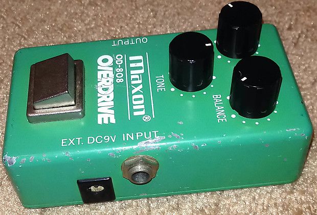 Vintage 1979 Narrow Box Maxon OD-808 Overdrive- Rare Ibanez TS-808