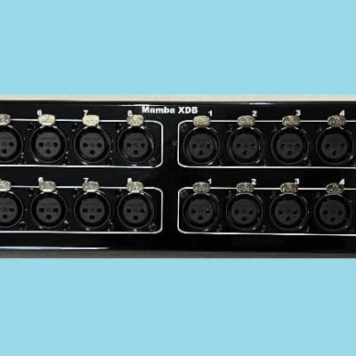 Mamba 32 XLR Female to 4 DB25 Tascam Pin Out 2RU Patch Bay for sale