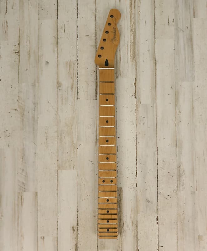 NEW Fender Satin Roasted Maple Telecaster Neck - Maple (240) image 1