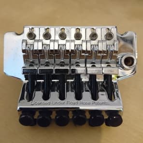 Ibanez SLT101 Licensed Floyd Rose non locking tremolo in Chrome 2002 Chrome Black Reverb
