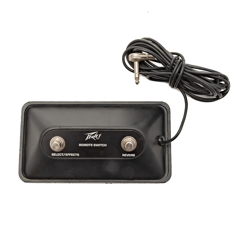 Peavey Remote Switch 2Button Amp Switch, Reverb/Select Reverb