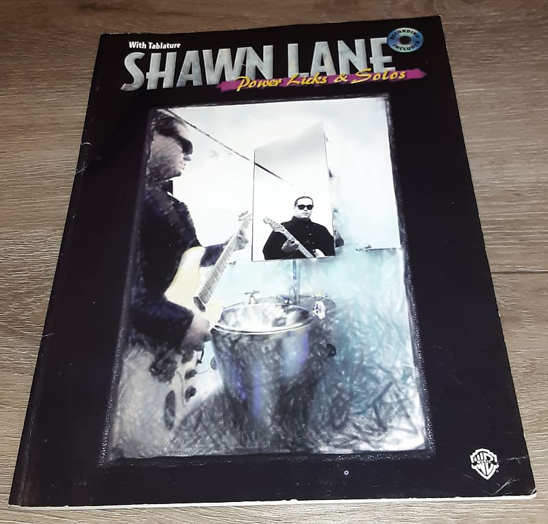 SHAWN LANE POWER LICKS & SOLOS GUITAR TAB BOOK MUSIC Reverb